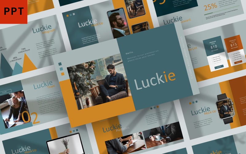 luckie powerpoint template original