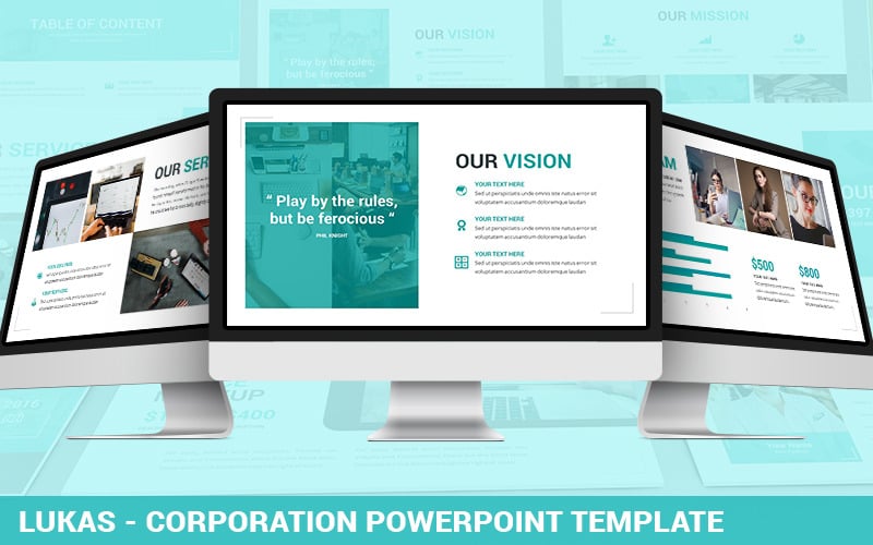 lukas corporation powerpoint template original