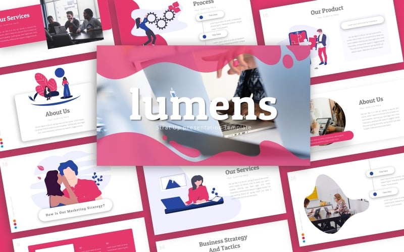 lumens startup presentation powerpoint template original