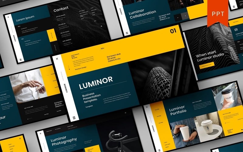 luminor business powerpoint template original