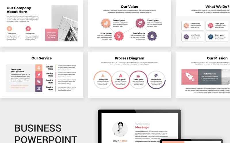 lungi modern business powerpoint template original