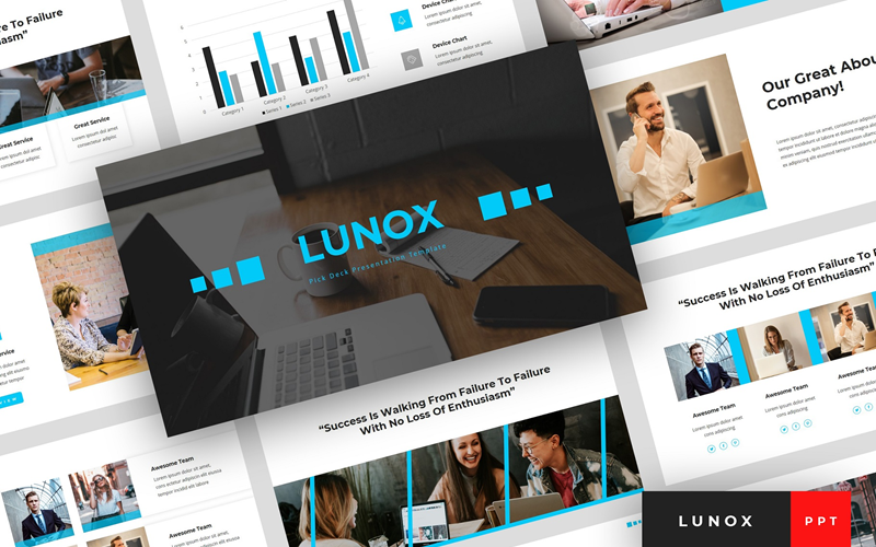 lunox pitch deck presentation powerpoint template original