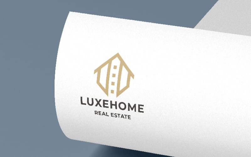 luxe home pro logo template original