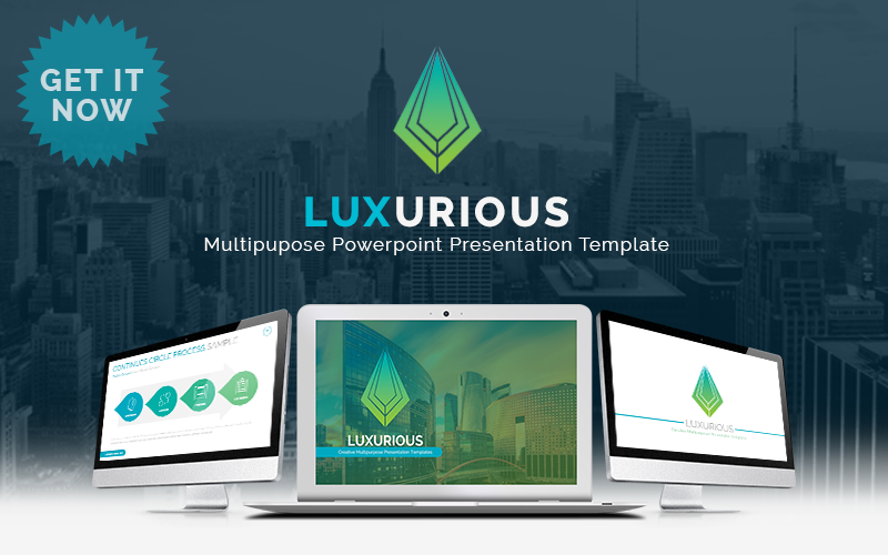 luxurious powerpoint template original