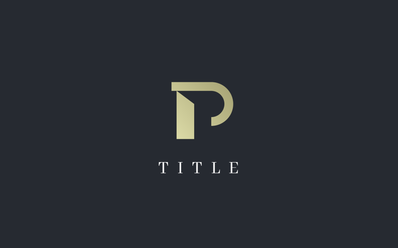 luxury elegant abstract investment p business logo original