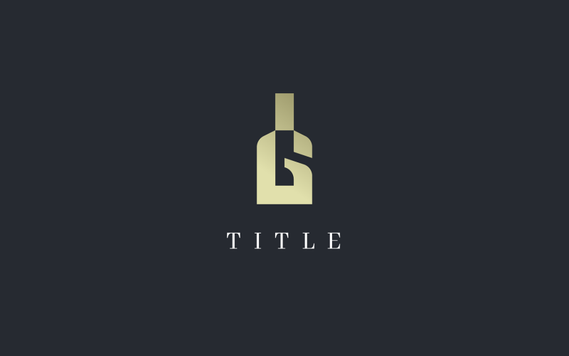 luxury exquisite g wine bottle monogram gold logo original