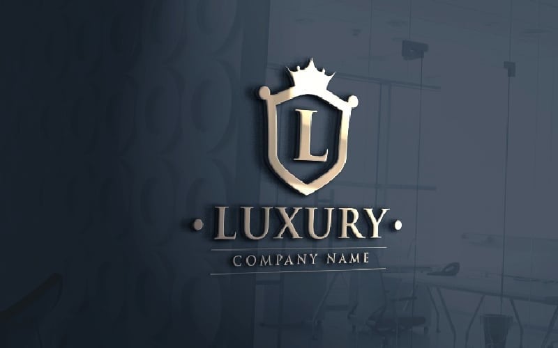 luxury letter l pro logo template original
