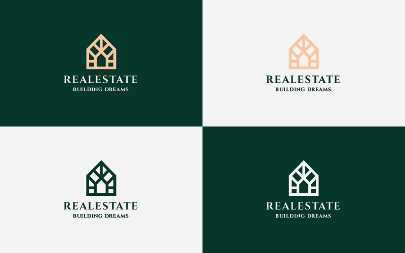 luxury life real estate pro logo templates original