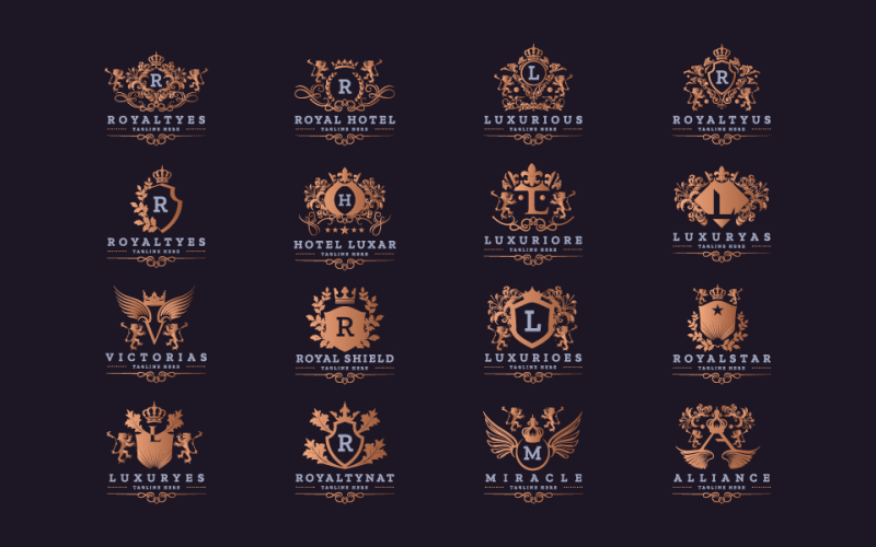 luxury monograms professional logos original