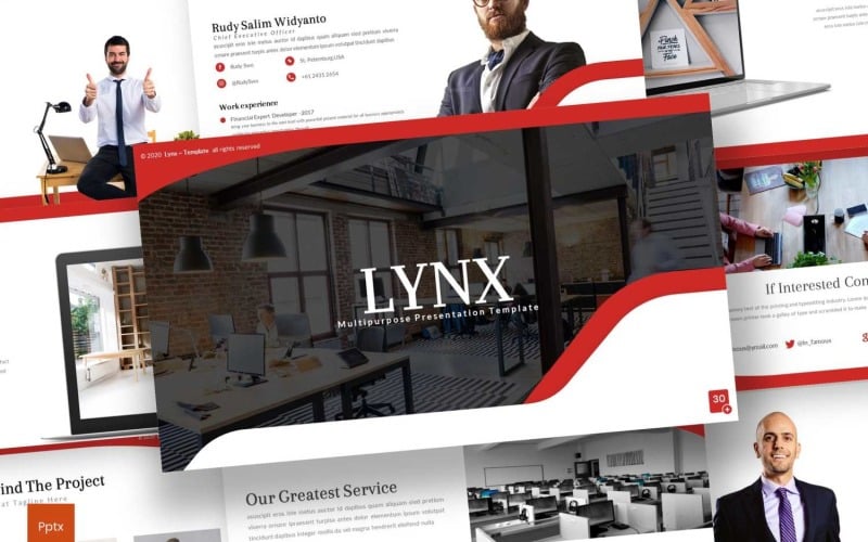 lynx powerpoint template original