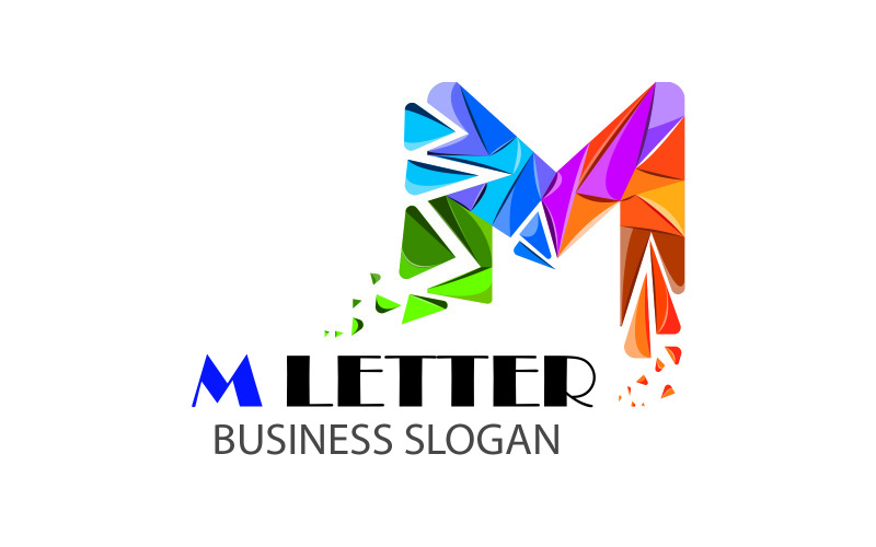 m letter logo matching with all business start in m letter original