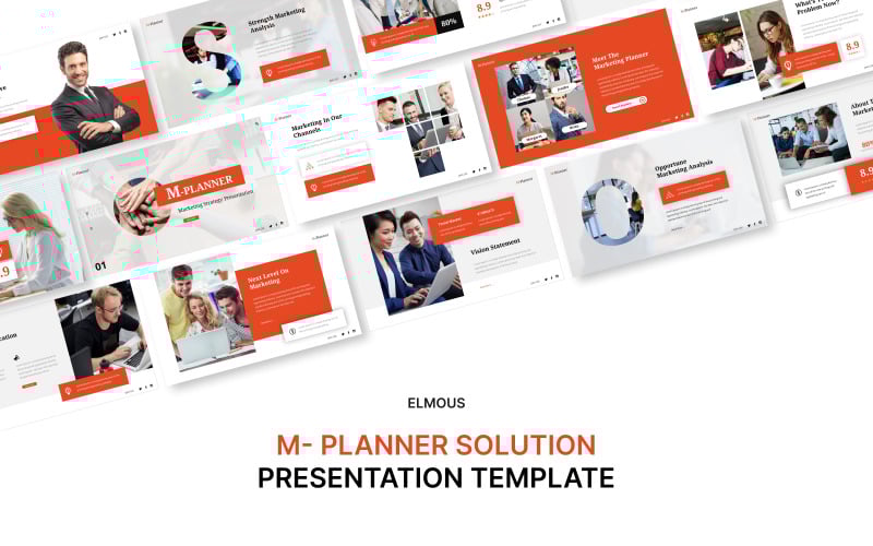 m planner solution powerpoint presentation template original