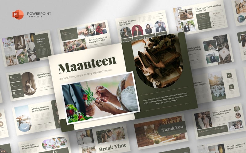 maanteen wedding powerpoint template original