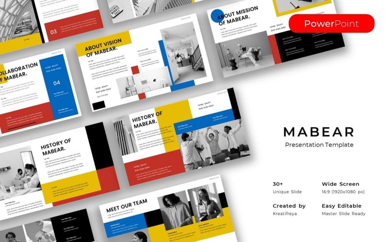 mabear business powerpoint template original