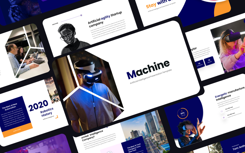 machine ai technology presentation original