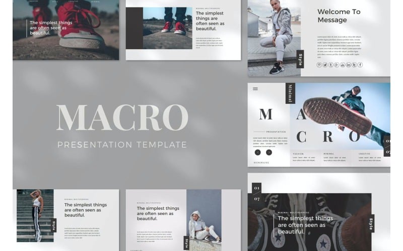 macro multipurpose powerpoint template original