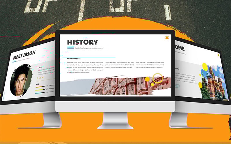 madava brush powerpoint template original