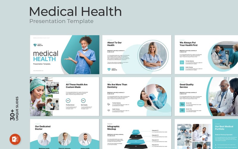 madical health powerponit presentation template original