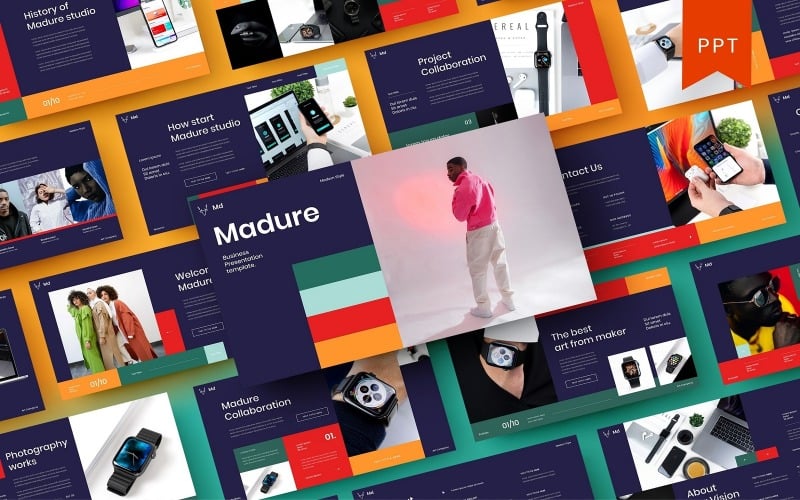 madure business powerpoint template original
