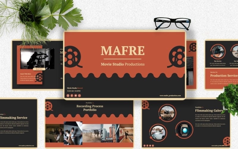mafre movie production powerpoint template original