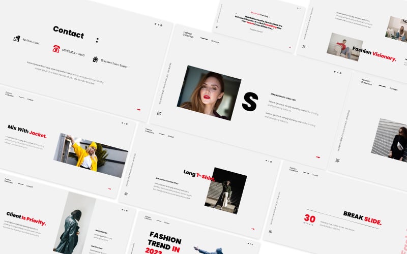 magina fashion powerpoint template original