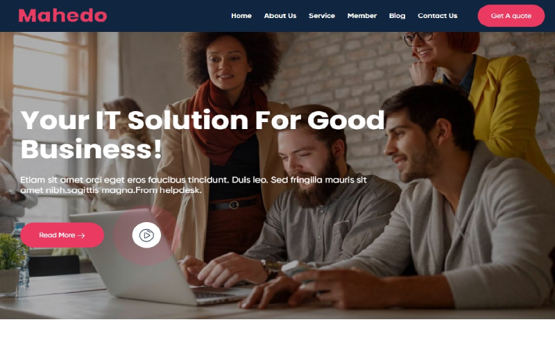 maheda creative agency wordpress theme original