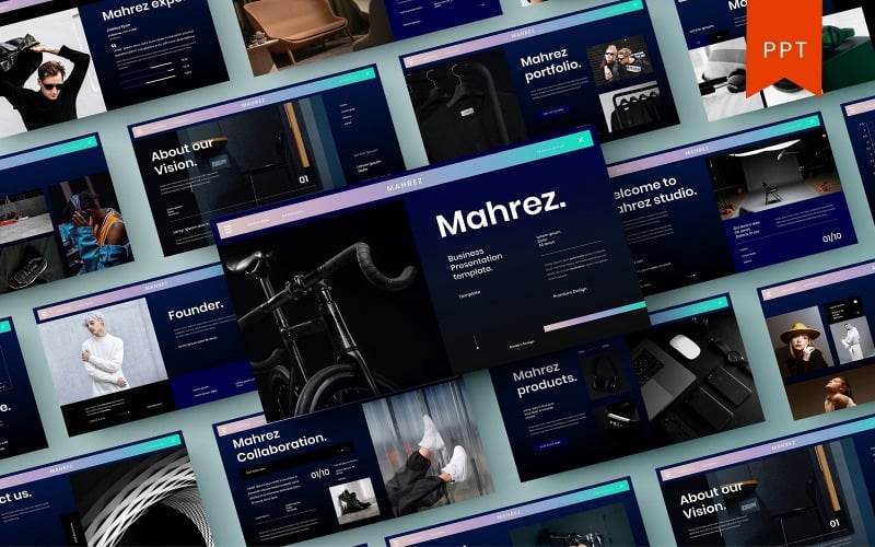 mahrez business powerpoint template original
