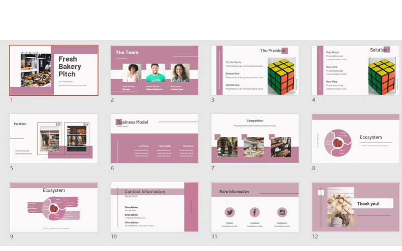 main presentation slides powerpoint template original