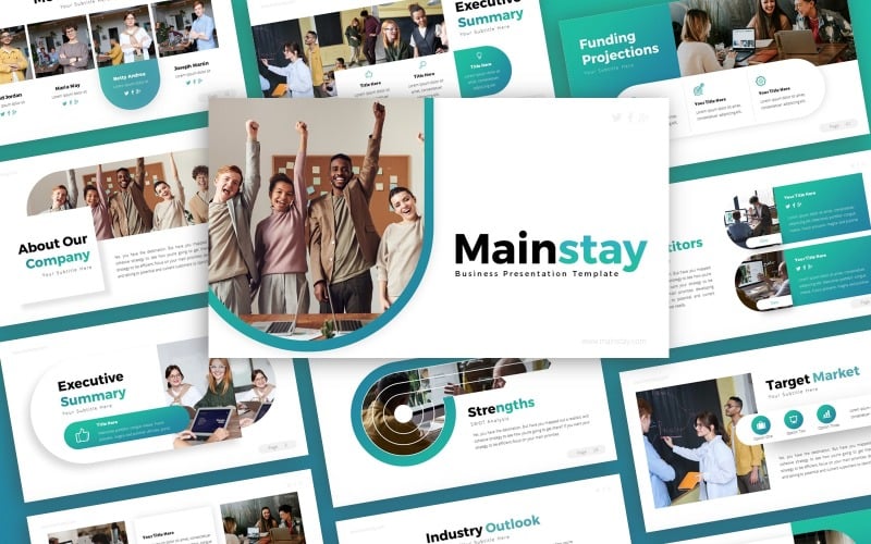 mainstay business presentation powerpoint template original