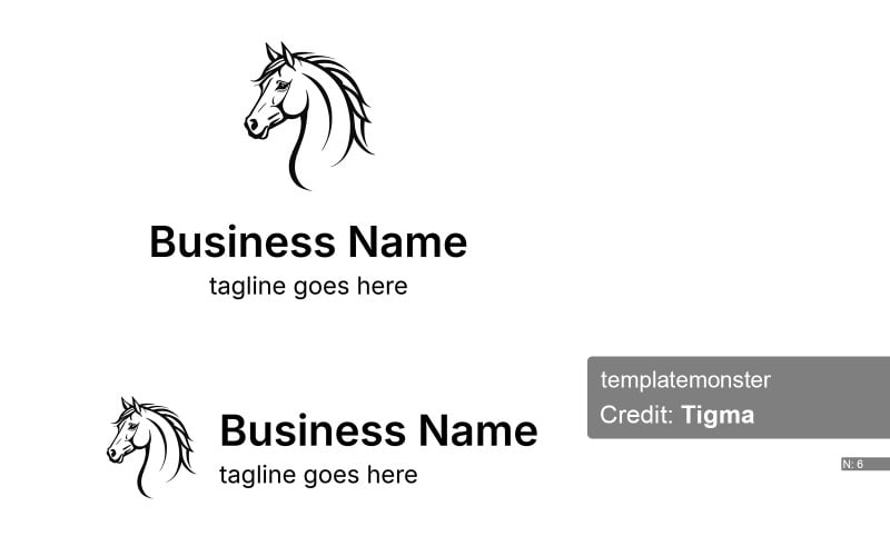 majestic horse logo unleash your brand original