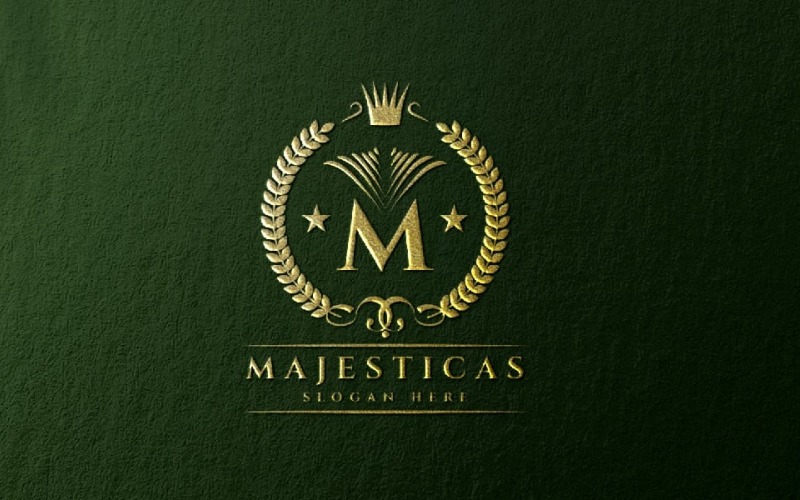 majesticas letter m pro logo original