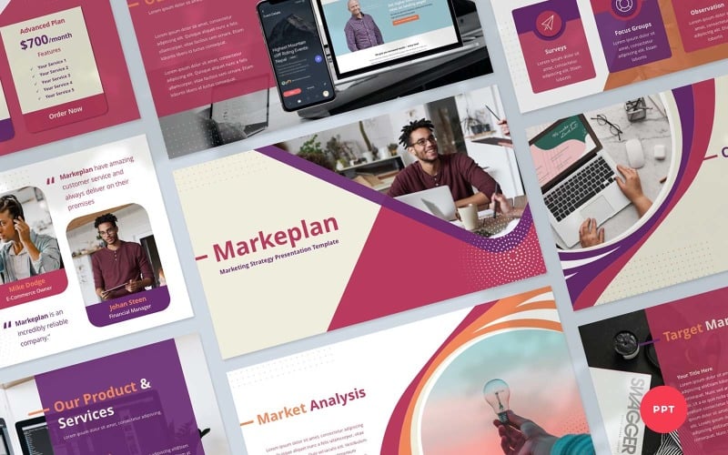 makerplan marketing strategy presentation powerpoint template original