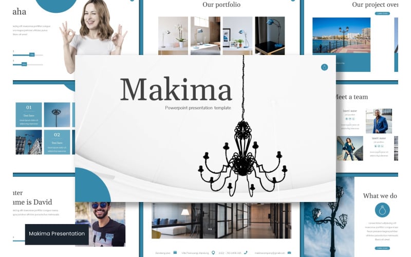 makima powerpoint template original