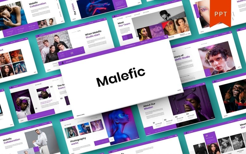 malefic business powerpoint template original