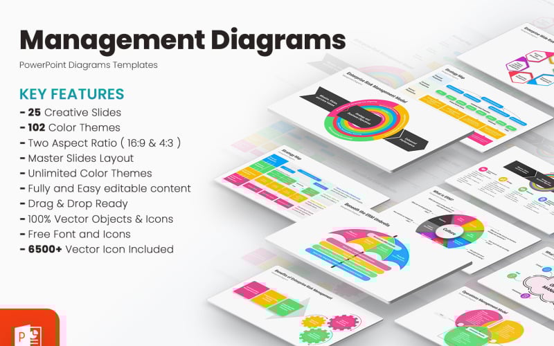 management diagrams powerpoint template designs original