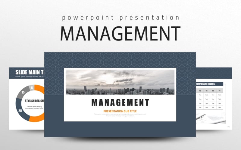 management ppt powerpoint template original