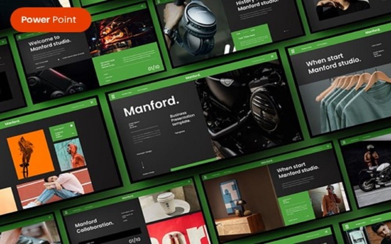 manford business powerpoint template original
