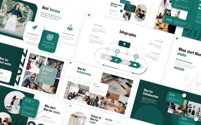 manfur business company powerpoint template original