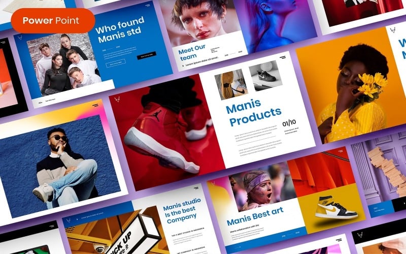 manis business powerpoint template original