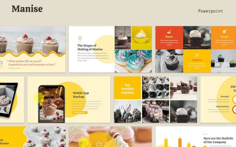 manise cullinary restaurant template powerpoint original
