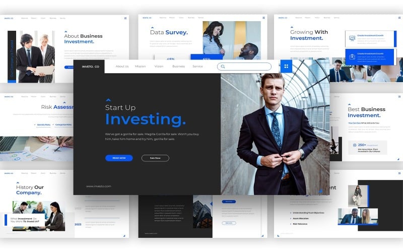manivesto presentation powerpoint template original