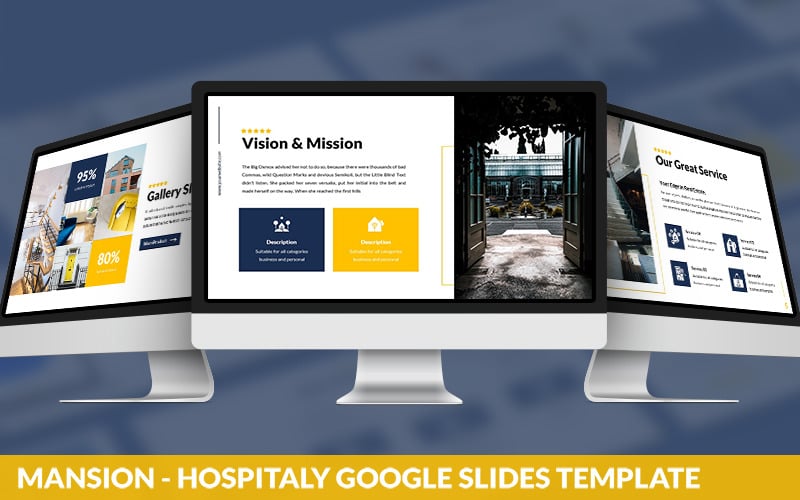 mansion hospitality powerpoint template original