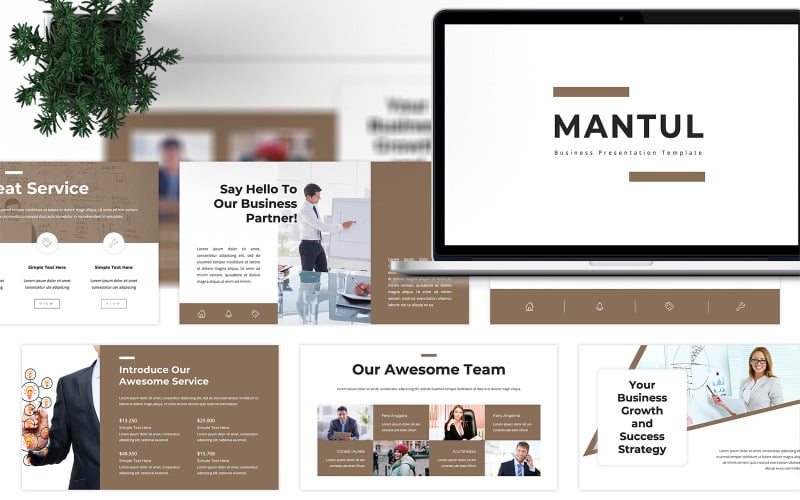 mantul business powerpoint original