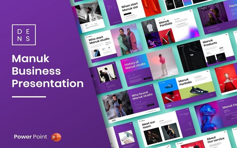 manuk business powerpoint template original