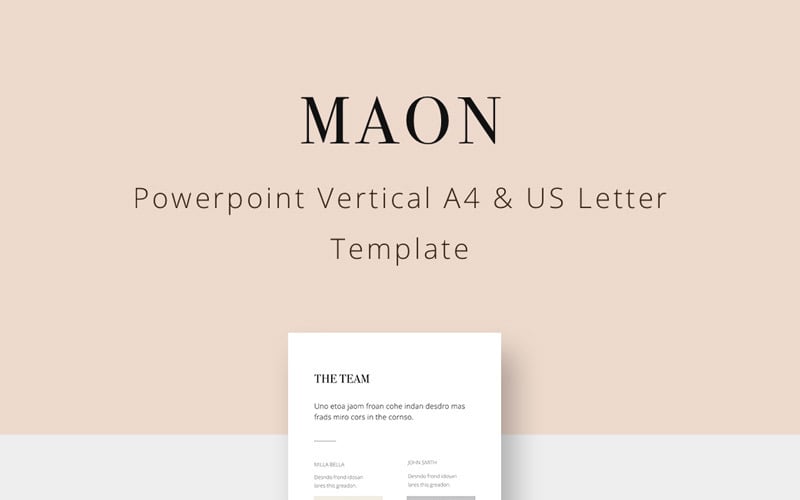 maon vertical powerpoint template original