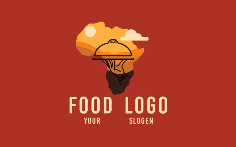 map food logo design template original