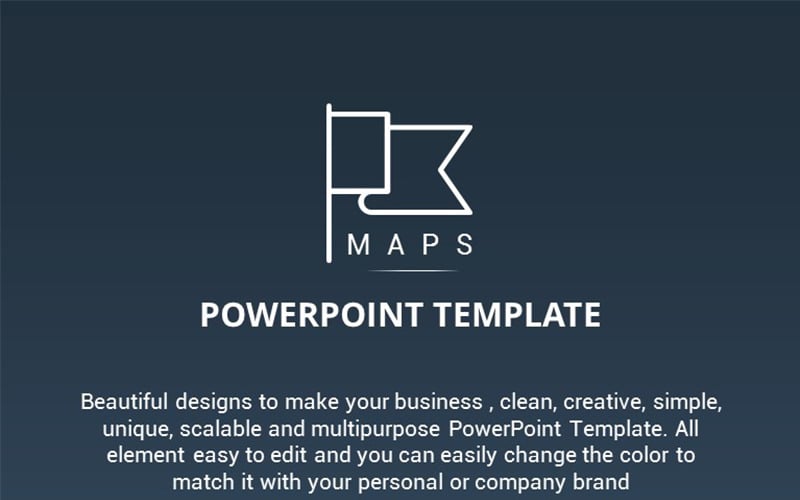 maps presentation powerpoint template original