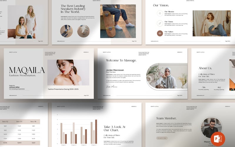 maqaila fashion presentation template original