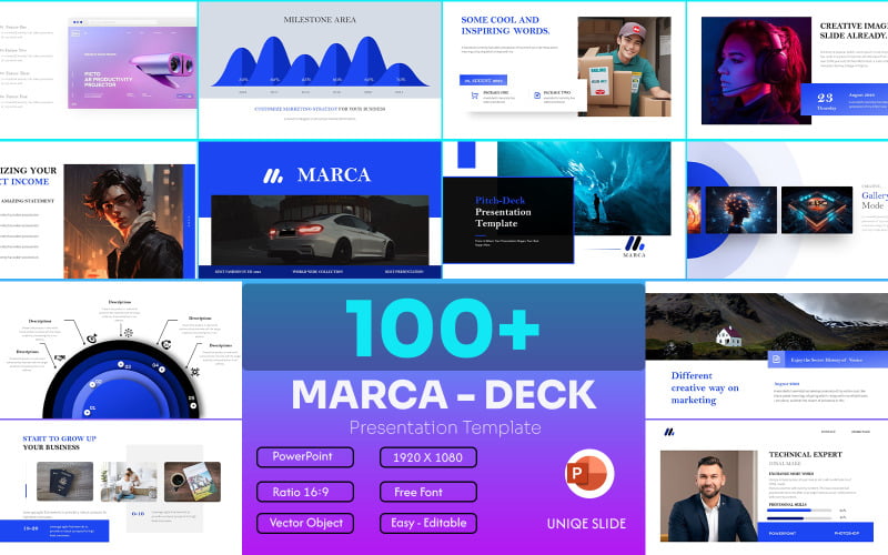marca deck powerpoint presentation template original