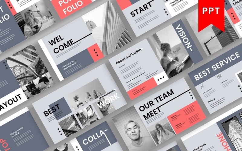 maretta business powerpoint template original
